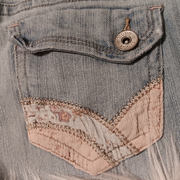 Custom coquette Y2K Mudd fur shorts - Picture 3 of 9